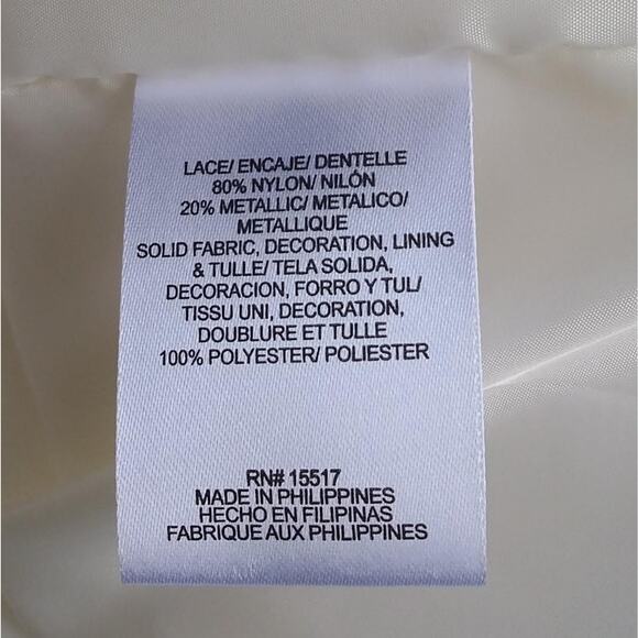 PENELOPE MACK Toddler Girls Gold Beige Dress Floral Embellishments‎ Lace, Sz 2T - Picture 9 of 12